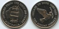 Australien Australia Medaille M504 - The Sunday Herald - Decade of Hope 1980-1990 -