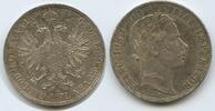 Österreich Kaiserreich 1 Florin (Fl, Gulden) Silber G5671 - Kaiser Franz Joseph. 1848-1916 Austria -