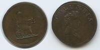 Großbritannien Great Britain United Kingdom Farthing Trade token Wertmarke Jeton M#6034 - Columbia - Britannia & Justice - George IV. 1820-1830 -