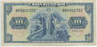 Bank deutscher Länder 10 Deutsche Mark Banknote GB448 - BDL Deutschland Germany -