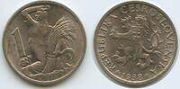 Tschechoslowakei 1 Koruna G1793 - Czechoslovakia Czechoslovak Republic -