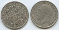 Großbritannien Half Crown (½ Crown) Silber H0297 - King George V. 1910-1936 Great Britain United Kingdom -