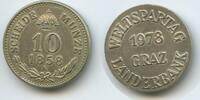 Österreich Steiermark Medaille wie 10 Kreuzer 1858 A M#7100 - Länderbank Graz Weltspartag 1978 -