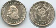 Südafrika 5 Cents Silber H1431 - Jan van Riebeeck South Africa Suid-Afrika -
