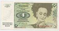 Deutschland Vier Tausch Mark für Neunzehn Deutsche West GB248 - Werbebanknote Zigaretten West - Deutsche Sonnenbank -