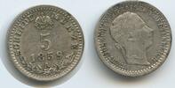 Österreich Kaiserreich 5 Kreuzer Silber M#5292 - Kaiser Franz Joseph I. 1848-1916 -