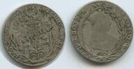 RDR Österreich Ungarn Siebenbürgen 20 Kreuzer Silber H0584 - RAR Maria Theresia 1740-1780 Transylvania -