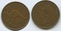 Australien One Penny G12302 - Känguru King George VI. Australia -