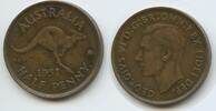 Australien ½ Penny (Half Penny) G12324 - Känguru King George VI. Australia -