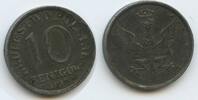 10 Fenigów 1917 F Geplantes Königreich Polen G9670 - RAR Schrift am Randstab - Besetzte Gebiete im 1.Weltkrieg - Poland Sehr schön