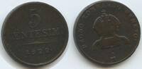Italien Lombardei Venetien 5 Centesimi G5620 - Mailand Franz II. 1792-1835 Lombardy-Venetia Italy -