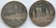 Deutschland Bundesrepublik Bayern Silbermedaille PA554 - XX. Olympische Sommerspiele München - Olympiastadt München -