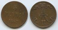 Finnland 5 Penniä G13898 - Alexander II. 1855-1881 von Russland -