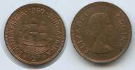 Südafrika 1 Penny (One Penny) G9513 - Ship Dromedaris - Queen Elizabeth II. South Africa Suid-Afrika -