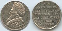 Deutsches Reich Preussen Berlin Silbermedaille M#7398 - Auf den Besuch des türkischen Gesandten Asmi Achmet Said Effendi -