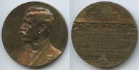 Italien Trento Große Bronzemedaille 1907 M#0337 - Presidente Barone Massimiliano De Mersi Sehr schön - Vorzüglich
