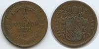 Vatikan Italien-Kirchenstaat ½ Baiocco G1540 - Papst Pius IX. 1846-1878 Papal States -