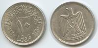 Ägypten 10 Piastres (10 Qirsh) Silber H0537 - United Arab Republic Egypt -