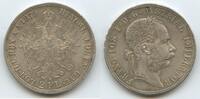 Österreich Kaiserreich Wien Doppelgulden (2 Fl, 2 Florin) Silber M#5027 - RAR Kaiser Franz Joseph I. 1848-1916 Austria -