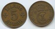 Island 5 Aurar G0669 - Christian X. 1912-1947 Ísland - Kingdom of Iceland -