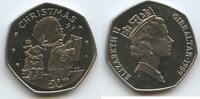 Gibraltar 50 Pence G9991 - Weihnachten - Christmas - Queen Elizabeth II. SEHR RAR -
