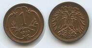 Österreich Kaiserreich 1 Heller G4036 - Franz Joseph I. 1848-1916 Austria -