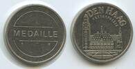 Niederlande Königreich Medaille Souvenir Token G11184 - Vredespaleis Den Haag Netherlands -