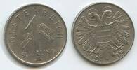 Österreich 1 Schilling G12594 - RARES JAHR Austria Scarce Year 1.Republic -