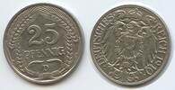 Deutsches Reich Kaiserreich 25 Pfennig G4660 - Germany Empire Wilhelm II. -