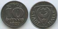 Deutsches Reich Kaiserreich Rheinland 10 Pfennig Notgeld T482 - Stadt Halle Kriegsnotgeld Germany -