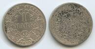 Deutsches Reich Kaiserreich 1 Mark Silber S0525 - Wilhelm I. 1871-1888 Germany Empire -