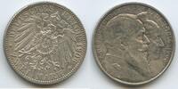 Baden Kaiserreich Deutsches Reich 2 Mark Silber S0569 - Goldene Hochzeit - Friedrich I. 1856-1907 -