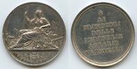 Italien Königreich Rom Roma Silbermedaille Industrieausstellung PA328 - Ai Promotori delle Industrie Agrarie Nazionali -
