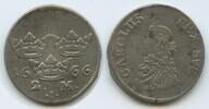 Schweden 2 Mark Silber M#5387 - Karl XI. 1660-1697 Sweden -