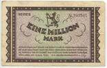Deutsches Reich Weimar Eine Million Mark Banknote Inflation GB658 - Stadt Düsseldorf - Notgeld Paper Money Germany -