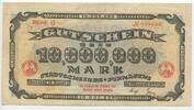 Deutsches Reich Weimar 10 Millionen Mark (10.000.000) Banknote Inflation GB516 - Stadtgemeinde Pirmasens - Gutschein Notgeld Paper Money Germany -