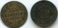 Württemberg 1 Kreuzer G14116 - Karl I. 1864-1891 -