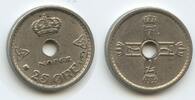 Norwegen 25 Öre (25 Øre) G2372 - Haakon VII. 1905-1957 - Norge Norway -