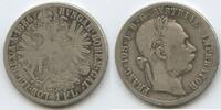 Österreich Kaiserreich 1 Florin (Fl, Gulden) Silber M#8278 - Austria Kaiser Franz Joseph I. -