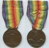 Italien Königreich Italy World War I. Erinnerungsmedaille Auszeichnung GX003 - Siegesmedaille - Victory medal - Vittorio Emanuele III. 1900-1946 -
