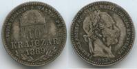 Ungarn Kaiserreich Österreich 10 Krajczar Silber G14559 - Franz Joseph I. 1848-1916 Alba Iulia, Gyulafehérvár, Romania -