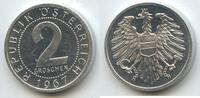 2 Groschen 1967 Österreich G6781 - Seltenes Jahr 2.Republik Austria Polierte Platte