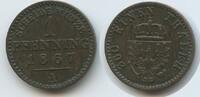 Brandenburg-Preußen Berlin 1 Pfennig G14308 - Wilhelm I. 1861-1888 Preussen Prussia -