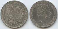 Österreich Kaiserreich 1 Vereinstaler Silber GB1202 - RAR Siebenbürgen Franz Joseph I. 1848-1916 Austria -