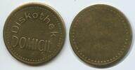 Deutschland Bundesrepublik Werbemarke Jeton Token Wertmarke Spieltoken G11007 - Diskothek Domicil Dortmund -