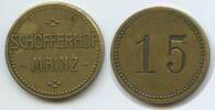 Deutschland Rheinland-Pfalz Biermarke Wertmarke Bierzeichen G5031 - Schöfferhof Mainz - Kontrollnummer 15 eingeschlagen -