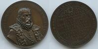 Österreich Kaiserreich Wien Große Bronzemedaille M#298 - 300-Jahrfeier der Universität Graz - Karl II. Erzherzog von Österreich -