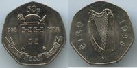 Irland 50 Pence G6406 - Dublin Millennium 988-1988 Ireland Éire -