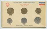 Original Kursmünzensatz KMS 1963 Jugoslawien Sozialistische Föderative Republik GN652 - Official Coin Mint Set Yugoslavia Unzirkuiert