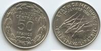 Kamerun Äqutorialafrikanische Staaten 50 Francs FCFA G12987 - Antilopen Independence Cameroon French Equatorial Africa -